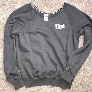 gray VS sweatshirt